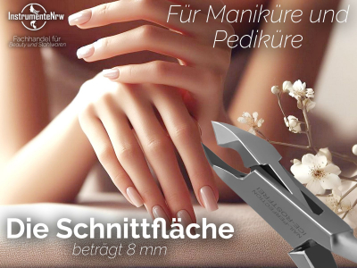 Premium Nagelhautzange Hautzange Hautschere mit scharfem Schnitt aus rostfreiem Edelstahl Manikre Nagelzange