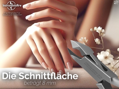 Premium Nagelhautzange Hautzange Hautschere mit scharfem Schnitt aus rostfreiem Edelstahl Manik�re Nagelzange