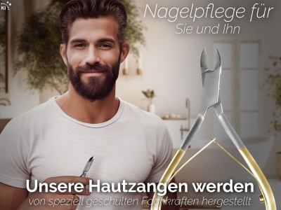 Premium Nagelhautzange Hautzange Hautschere mit scharfem Schnitt aus rostfreiem Edelstahl Manik�re Nagelzange