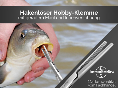 Klemme Angelklemme 9 cm aus Rostfreiem Edelstahl