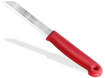 Gemsemesser Obstmesser Schlmesser aus Solingen Kchenmesser Rot Universal Messer mit Scharfer Klinge aus Edelstahl Rostfreiem Splmaschinen geeignet - Lang