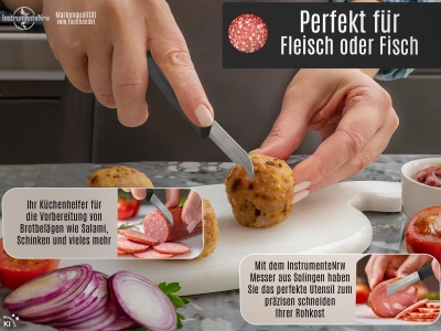 Allzweckmesser 6er Set Obstmesser aus Solingen Gem�semesser Sch�lmesser mit Extra Scharfer und Pr�ziser Glatter Klinge aus Rostfreiem Edelstahl K�chenmesser Kleines Messer Schwarz Sp�lmaschinengeeignet 16 cm