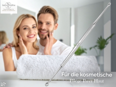 Komedonenquetscher Mitesser Entferner 2 L�cher