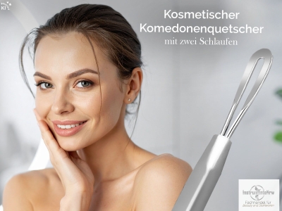 Komedonenquetscher 2 Schlaufen KURZE Ausf�hrung