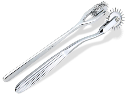 Zackenrad Nervenrdchen Rostfrei Sensibilittsrad Set 2 Massageroller 1 + 3 Nadelrollen Nadelrad Massagegert Nervenrad