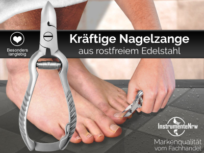 Nagelzange 12 cm mit Pufferfeder & Sperre