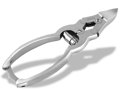 Profi Nagelzange Nagelknipser Edelstahl Rostfrei mit 2-Facher bersetzung fr starke Ngel Funagelzange Pedikre Zange mit scharfem glattem Schnitt