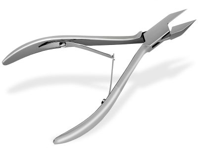 Funagelzange Eckenzange Nagelknipser Nagelzange Spitz Rostfrei Edelstahl - Ergonomische Griffe - 12,5 cm