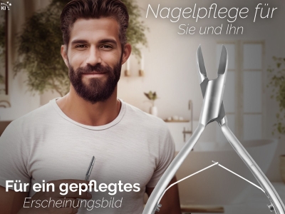 Nagelzange Eckenzange Nagelschere abgerundet Pedik�re Nagelknipser zum k�rzen von Fu�n�gel und Fingern�gel aus rostfreiem Edelstahl
