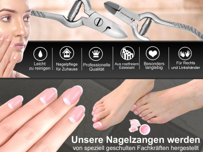 Nagelzange Pufferfeder 12 cm Solingen