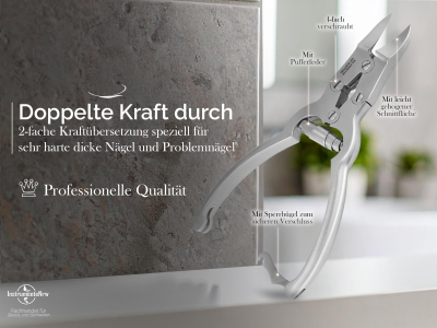 Spezial Kraft-Nagelzange 4-Fach verschraubt mit Kraft�bersetzung