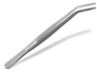 Grillpinzette Kochpinzette K�chenpinzette gebogen 30 cm