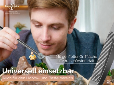 Pinzette 20,0 cm Gerade mit Innenzahnung