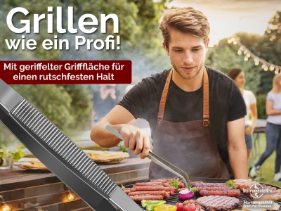 45 cm Grillpinzette Kochpinzette Kchenpinzette gebogen