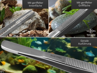 Aquarium Pinzette Gerade Futterpinzette Pflanzenpinzette 45,0 cm