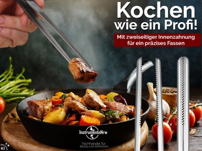 35 cm Grillpinzette K�chenpinzette Kochpinzette gerade
