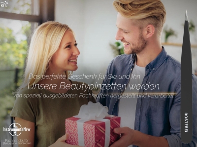 Spitze Pinzette aus rostfreiem Edelstahl