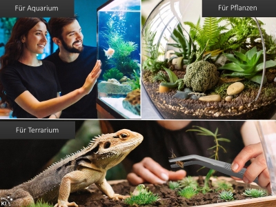 Futterpinzette Aquarium Terrarium Pinzette Gebogen Pflanzenpinzette 18,0 cm