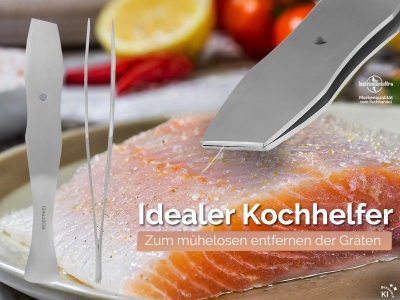 Gr�tenpinzette Edelstahl Rostfrei zur Entfernung von Fischgr�ten