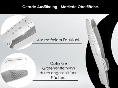 Grtenzangen-Set Fischpinzette Fischgrtenpinzette Grtenpinzette