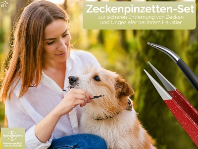 4er Set Haarzupf-Pinzette Zupfpinzette Rot Schwarz Spitz