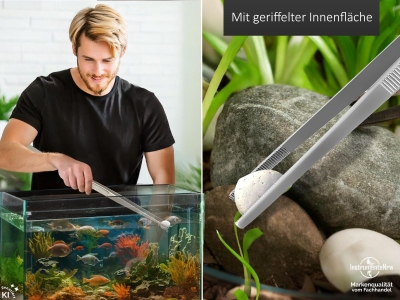 Futterpinzette Pflanzenpinzette Aquarium Pinzette Gerade 50,0 cm