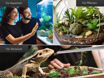 Futterpinzette Pflanzenpinzette Aquarium Pinzette Gerade 50,0 cm
