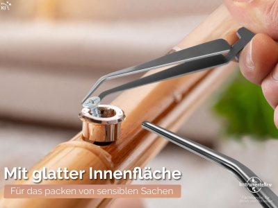 Kreuzpinzette Feinmechaniker Feine Gebogene Pinzette L�tpinzette 15 cm Spitzpinzette Ohne Innenzahnung