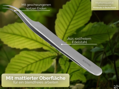 Zeckenpinzetten Set Pinzette + Zeckenhaken