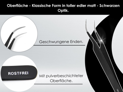 Zeckenentferner Set 2-Teilig Zeckenpinzette Zeckenheber Spitzpinzette