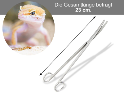 Aquarium Schere Pflanzenschere Gebogen Edelstahl 23,0 cm