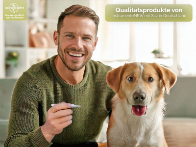 Premium Zeckenpinzette Zeckenzange Edelstahl Zecken Pinzette Hunde Katzen rostfreier Qualittsstahl Wei + Etui