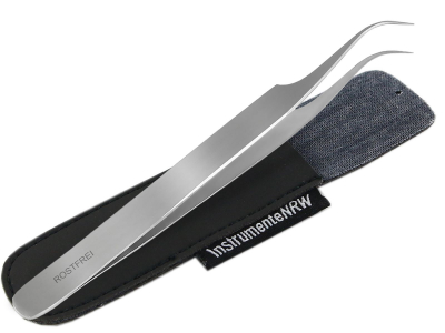 Premium Zeckenpinzette Zeckenzange Edelstahl Zecken Pinzette Hunde Katzen Tiere rostfreier Qualittsstahl Silber + Etui
