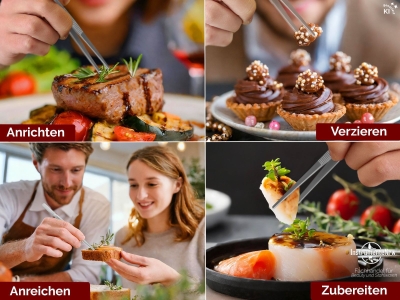 Profi Grillpinzette K�chenpinzette Kochpinzette Pinzette mit V Zahnung aus Edelstahl 10,5 cm