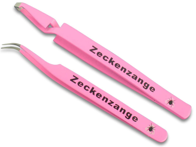 Zeckenentferner Set Zeckenpinzette Kreuzpinzette Zecken Pinzette Zeckenzange zur sicheren Zeckenentfernung