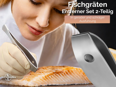 Fischgr�ten Entferner Set Fischgr�tenzange 2 Fischpinzetten