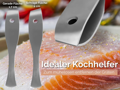 Fischgr�ten Entferner Set Fischgr�tenzange 2 Fischpinzetten
