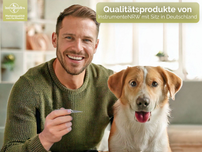 Kreuzpinzette Zeckenpinzette Zeckenzange f�r Tiere Hunde mit Schl��elanh�nger Idealer Zeckenentferner aus Edelstahl