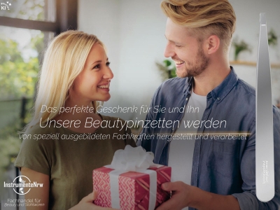 Augenbrauenpinzette Zupfpinzette Pinzette aus Solingen Gerade Haarzupfpinzette aus Rostfreiem Edelstahl f�r die Gesichtspflege zum Zupfen von kleinen H�rchen f�r Damen und Herren