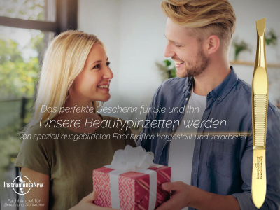 Haarzupfpinzette Pinzette Solingen Zupfpinzette Schrg aus Rostfreiem Edelstahl Augenbrauenpinzette fr die Gesichtspflege zum Zupfen fr Damen und Herren
