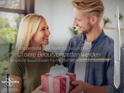 Solinger Zupfpinzette Pinzette aus Solingen Rostfreiem Edelstahl Haarzupfpinzette Augenbrauenpinzette zur Gesichtspflege Beauty Pinzette zur Haarentfernung f�r Damen und Herren Spitz