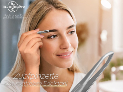 Zupfpinzette Pinzette Gerade zum Zupfen von kleinsten H�rchen 9 cm