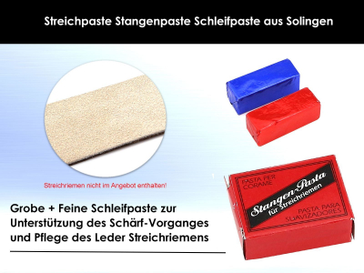 Doppel Stangen PASTE fr Streichriemen aus SOLINGEN