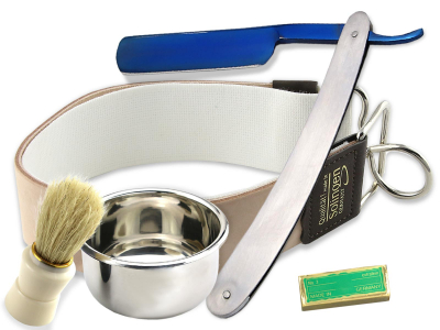 Rasiermesser-set-rasierpinsel-rasieren-mit-rasiermesser