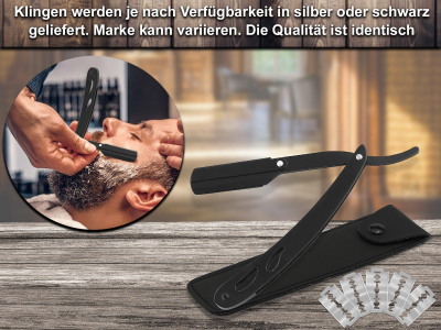 Rasiermesser Razor Rasierer Wechselklinge Set mit 10 Rasierklingen