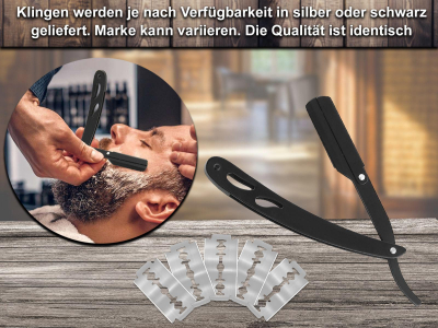 Rasierer Rasiermesser Wechselklingenmesser Set mit 10 Rasierklingen