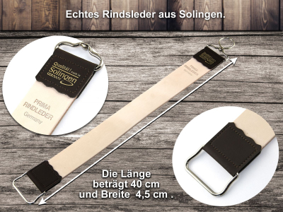 Solingen Rasiermesser-Set Rasiermesser Lederiemen Abziehleder und Paste  Germany Profi Rasier-Set fr Herren zur perfekten Bartpflege Mnner Geschenk Set fr Geburtstag Ostern Weihnachten