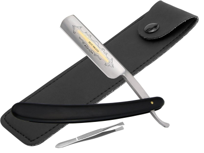 Rasiermesser Set mit Solinger Pinzette im Aufbewahrung-Etui