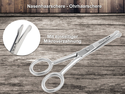 5-Teiliges Rasiermesser Set Edelstahl Messer mit Titan Beschichtung Griff 5/8 + Zubehr