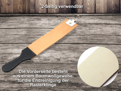 Rasur Set 5-Teilig Rasiermesser Hohlschliff 5/8 Zoll Rindleder Streichriemen Bartschere